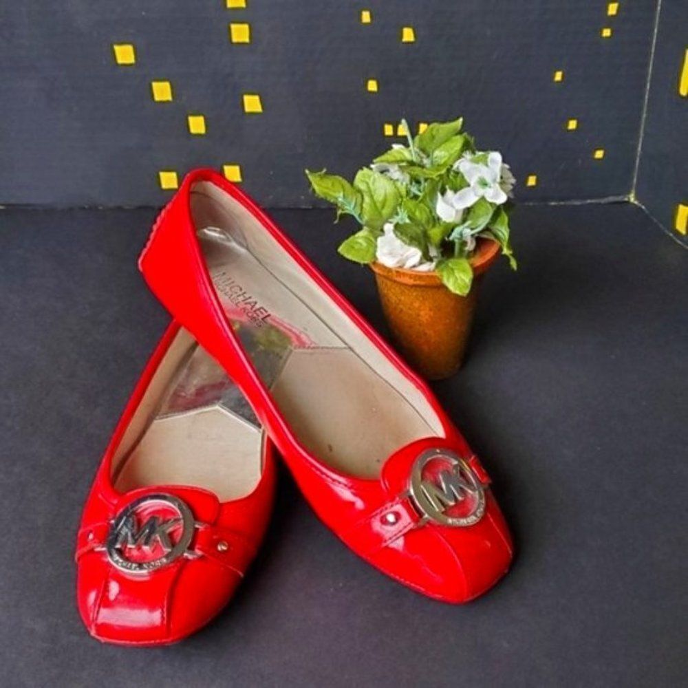 Michael by Michael Kors Red Flats